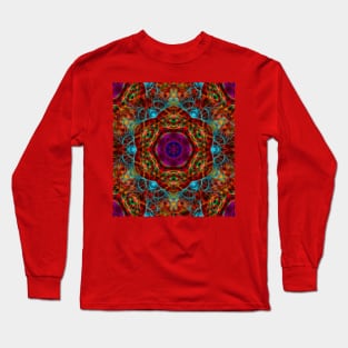 Magical vibrant web Long Sleeve T-Shirt